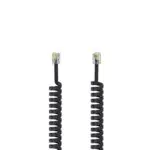Hama Telefonhörer-Spiralkabel 4p4c RJ10 für Analog-Telefone