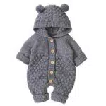 Haokaini Strampler Overall für Neugeborene - Winter Schneeanzug für Jungen und Mädchen
