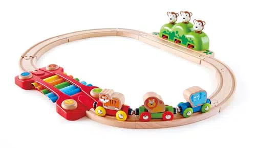 Hape Kleines Tier-Eisenbahnset E3825 – Spielspaß für kleine Entdecker