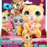 Hasbro furReal Newborns Kätzchen – Interaktives Plüschspielzeug mit Soundeffekten