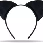 Hatstar Katzenohren Haarreif - Halloween Kopfschmuck für Damen und Mädchen
