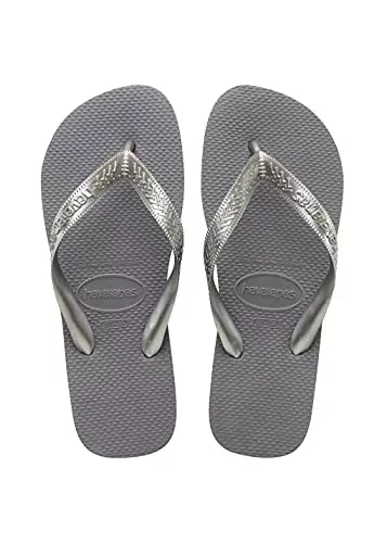 Havaianas Mädchen Top Tiras Flip flops, Stahlgrau