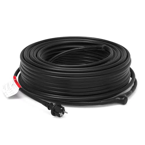 HEATIT JHSD Heizkabel mit Thermostat für Wasserleitungen und Pflanzen 17W/m 230V