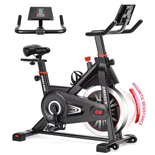 DMASUN Ergometer Heimtrainer mit Magnetischem Widerstand und LCD Display