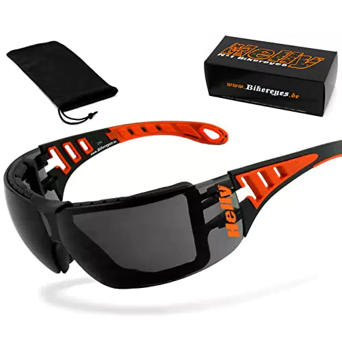 HELLY® Bikereyes® Motorradbrille - beschlagfrei und winddicht mit abnehmbarem Polster