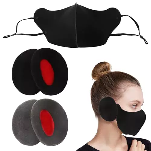 HENGBIRD Ohrenschützer für Damen und Herren – Winter Earbags mit Mundmaske
