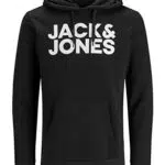 Jack & Jones Herren Kapuzenpullover Classic Sweatshirt mit Logo