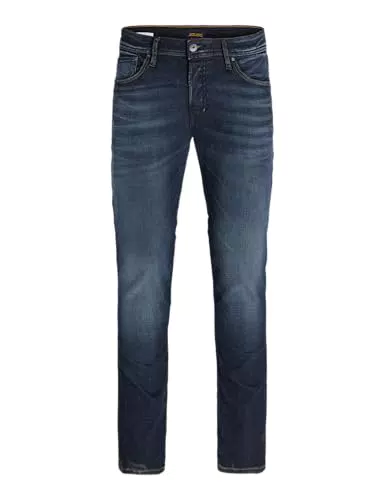 Herren Jack & Jones Jeans Tim Straight Legs Slim Fit Flat Front Tim ORIGINAL