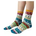 Bunte Lustige Herrensocken aus Baumwolle – Bequeme Unisex-Socken für Ostern