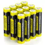 HiQuick Solar AAA Akkus 500mAh – Wiederaufladbare NI-MH Batterien für Solarleuchten