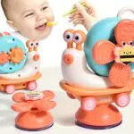 Hochstuhl Spielzeug mit Saugnäpfen für Babys - Montessori Aktivitätsspielzeug