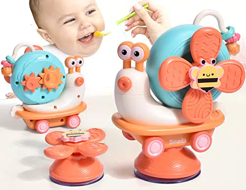 Hochstuhl Spielzeug mit Saugnäpfen für Babys - Montessori Aktivitätsspielzeug