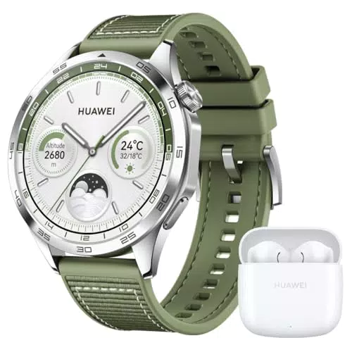 HUAWEI Watch GT 4 Smartwatch mit 7 Tagen Akkulaufzeit, GPS und Gesundheitsmanagement