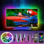 HUEMIHUI LED Hintergrundbeleuchtung für Fernseher und PC mit Fernbedienung und APP