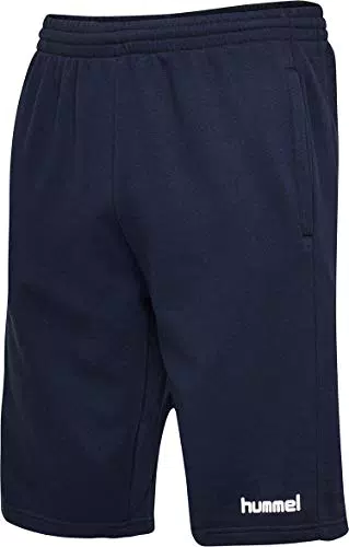 Hummel Herren Hmlgo Cotton Bermuda Shorts, Black, L EU