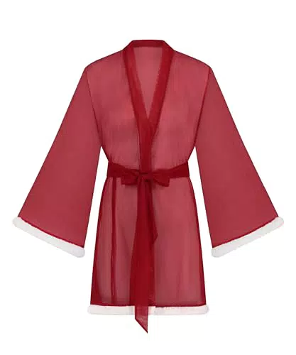 Hunkemöller Kimono Mesh Santa – Eleganter Damen-Kimono für besondere Anlässe