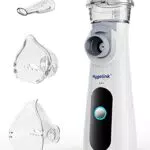 Hygelink Inhalationsgerät für Kinder und Erwachsene – Tragbarer Vernebler mit 2 Masken