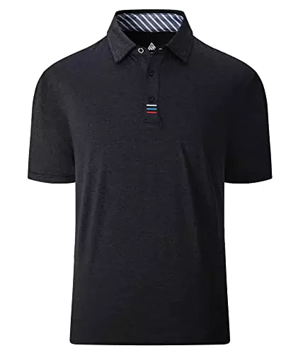 igeekwell Poloshirt Herren Kurzarm Atmungsaktiv Schnelltrocknend Sportlich