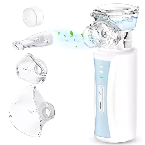 NIKYPJ Inhalationsgerät für Erwachsene und Kinder, USB aufladbarer Inhalator