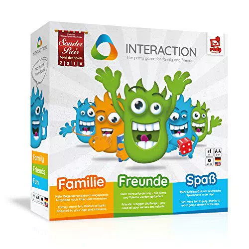 Rudy Games Interaktives Brettspiel mit App und Malstift für Kinder ab 8 Jahren