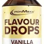 IronMaxx Flavour Drops Vanille - Kalorienfrei, Zuckerfrei, Vegane Aromatropfen