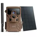 iZEEKER 4G LTE Solar Wildkamera 2K 14MP mit App-Steuerung und Echtzeitalarm