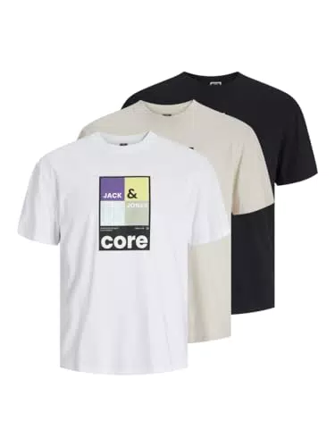 JACK & JONES Jcojj Colorful Crew Neck T-Shirt für Herren