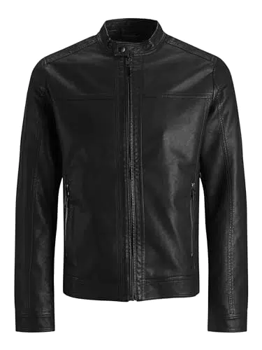 JACK & JONES JJEWARNER Kunstlederjacke für Herren
