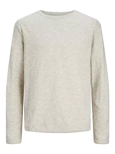 JACK & JONES Jjelinen Strickpullover mit Rundhalsausschnitt