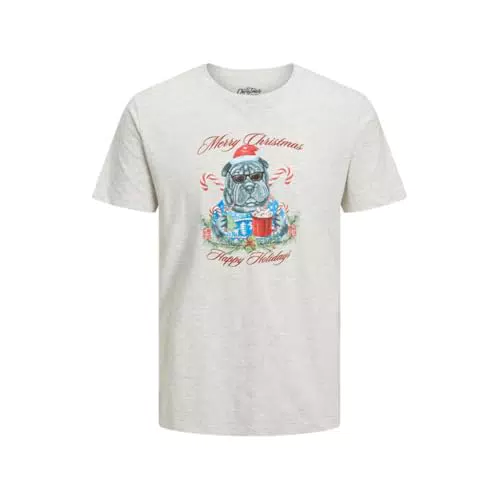 Jack & Jones Herren JORCHRISTMAS Mugshot Tee kurzärmliges Weihnachts-T-Shirt