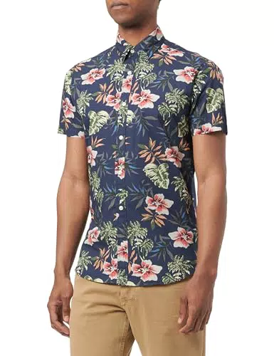 JACK&JONES Herren JJCHILL AOP Kurzarmhemd