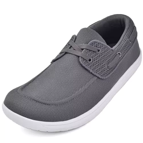 JACKSHIBO Barfußschuhe Herren - Atmungsaktive Minimalistische Schuhe mit Zehenbox