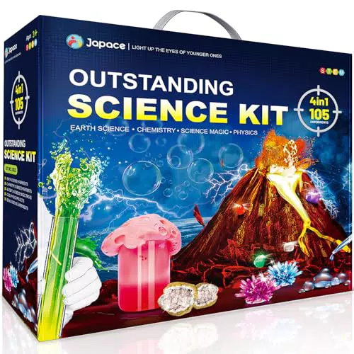Japace Experimentierkasten für Kinder – Wissenschaftliche Experimente und Kristalle