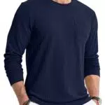 JMIERR Langarmshirt Herren Pullover Rundhals Basic Oberteil für Männer