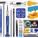 JOREST Uhrmacherwerkzeug Set für Batteriewechsel und Uhrenreparatur