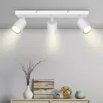 Kambo Deckenleuchte LED Schwenkbar GU10 - Moderne Metalllampe für Wohnzimmer