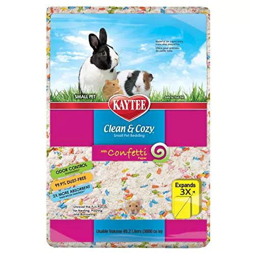 Kaytee Clean & Cozy Streu für kleine Haustiere, 99,9% staubfrei, saugfähig