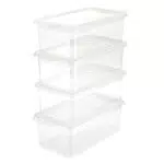 keeeper Aufbewahrungsbox mit Air Control System, 33 x 19,5 x 12 cm, Transparent