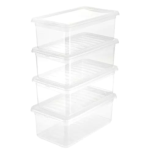 keeeper Aufbewahrungsbox mit Air Control System, 33 x 19,5 x 12 cm, Transparent