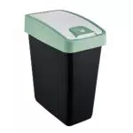 keeeper Premium Abfallbehälter mit Flip-Deckel, Soft Touch, 25 l