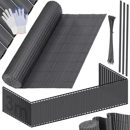 KESSER® Sichtschutzmatte für Garten, Balkon und Terrasse - Windschutzzaun