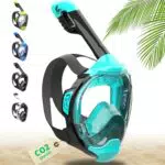 Khroom Schnorchelmaske für Erwachsene und Kinder - Seaview Y | Vollmaske zum Schnorcheln