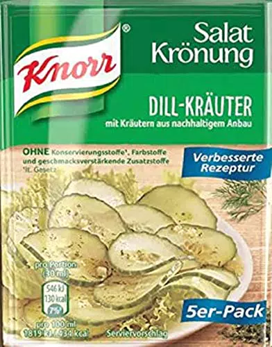 Knorr Salatkrönung Dill-Kräuter Dressing für frische Salate