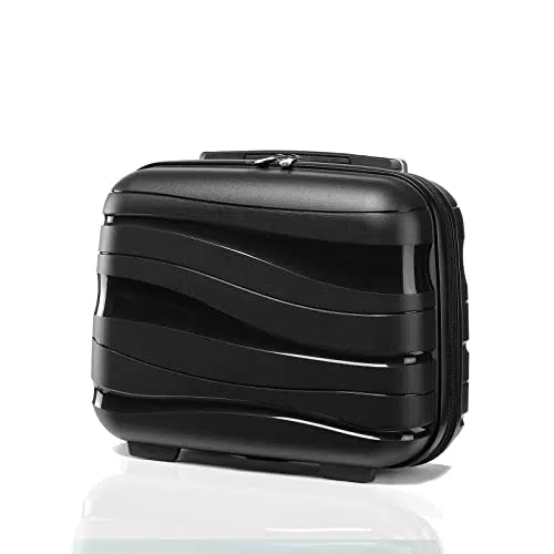 KONO Handgepäck Trolley Koffer 55cm mit 4 Rollen und TSA Schloss