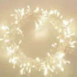 Koopower 100 LED Lichterkette mit Timer, IP65 wasserdicht, für Außenbeleuchtung