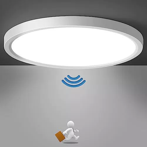 OPPEARL LED Deckenleuchte mit Radar Bewegungsmelder - Moderne Bewegungsmelder Lampe für Flur, Balkon und Garage