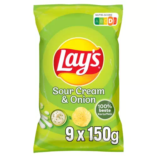 Lay's Sour Cream & Onion – Knusprige Kartoffelchips für jede Party