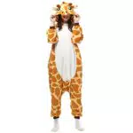 LBJR Cosplay Schlafanzug Tierkostüm Jumpsuit Overall für Fasching und Halloween