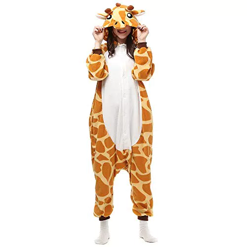 LBJR Cosplay Schlafanzug Tierkostüm Jumpsuit Overall für Fasching und Halloween
