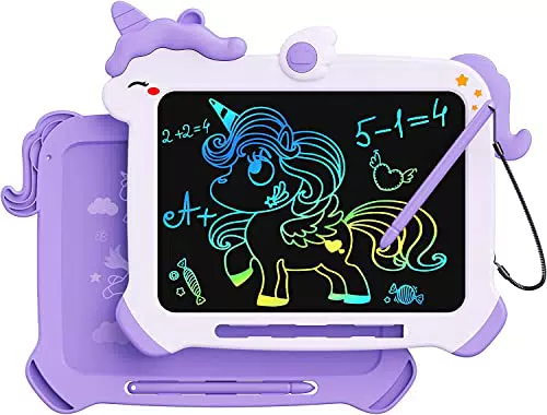 LCD-Schreibtafel für Kinder – Einhorn Lernspielzeug für kreatives Doodling